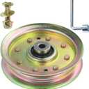 596481401 Idler Pulley Replaces 175820 Pulley Craftsman 175820, Husqvarna 596481401 Pulley, Husqvarna 532175820, 539107620 for Husqvarna 48 Inch Z4824, Z4822, YTH2448, GTH2548 Tractors