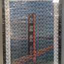 24x36 Poster Frame, Display Pictures 20 x 30 with Mat, Black.
