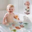 Holady Bath Toys Suitable for Kids Aged 1-3 Childrens Early Education Toys Beach Water Toys for 12-18 Months Baby and Toddler