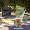 Inflatable Folding Seats, Portable Chairs with Back Support, Foldable and Lightweight Seat for Camping/Sporting Events, Stadium Seats with Storage Bag Lounge Chair