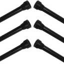 Mipcase 6pcs Universal Trampoline Replacement Legs Mini Trampoline Leg Cap Tip with Covers Pad Stainless Steel Trampoline Leg Tube Trampolines Bounce Part