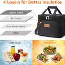 Lifewit Medium Lunch Bag, Insulated Lunch Box, Soft Cooler Cooling Tote for Adult Men Women, Black 12-Can (9L)
