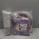 Day of the Dead Party Supplies Kit Serve 25, Includes Disposable Sugar Skull Dinner Plates, Dessert Plates, Napkins, Cups and Tablecloth, Da de los Muertos Party Decorations