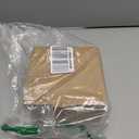 Tbestmax 4 Pack Qtip Holder Bathroom Container, 10/7oz Cotton Ball/Swabs Dispenser, Apothecary Jar with Bamboo Lids for Organizer and Storage (Brown)