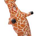 Camlinbo Halloween Inflatable Giraffe Costume for Adult Women Men Full Body Blows Up Halloween Funny Costume Cosplay Party