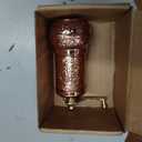 Handmade Turkish Brass Pepper Salt Spice Grinder Mill Set - ISO 9001 Certified - 4'' Shiny Copper