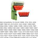 1400B Little Green Multi-Purpose Tools Replacement Parts Compatible for bissell 1400B 1425 1400 3194 3353 2458 3588F 1986 1844 2290A 1400W 1425W Tough Stain Brush Tool Attachments (Green 1+1)