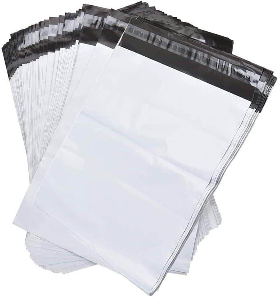 Large Poly Bags for Shipping [100 Pack] Water Resistant Self Sealing Package Mailing Envelopes #4 (10" x 13")