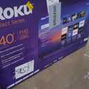 Roku Smart TV 2025  40-Inch Select Series, 1080p Full HD TV  Roku TV with Voice Remote  Flat Screen LED Television with Wi-Fi for Streaming Live Local News, Sports, Family Entertainment