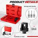 Tallew 8 Pcs Chain Cut and Rivet Tool Kit, Motorcycle Chain Breaker Removal Tool Set, Link Cutter Supplies for Bicycles, Dirt Bikes, Atvs Used to Cut Any 520, 525, 530 (50), or 532 Size Chains