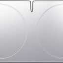 Lamicall Car Windshield Sun Shade - [4 Layers Nano Coating][Light and Thin] Foldable Front Window Sunshade, UV Block, Auto Interior Protection, 64"x32" Windshield Cover for Medium Sedan, SUV (Medium)