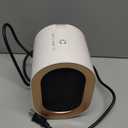 QQT Electric Space Heater,Portable Energy Efficient Space Heaters for Indoor Use,Two-Speed Portable Heater Fan for Office with Adjustable,Overheating Protection,Dumping Shutdown (White)