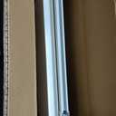 Dog Door for Sliding Glass Door, Adjustable Height 75 4/5" to 80 3/10" Sliding Door Pet Door Insert, Suitable for Dogs Up to 75 lbs, Large, White