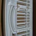 IRIS USA 24" 4-Panel Dog Playpen with Door, 35 x 35 x 24, Puppy Playpen, Dog Play Pen Indoors, Pet Fence, Puppies/Small Dogs, White