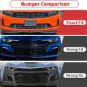 Linskip Headlight Covers Compatible with 2019 2020 2021 2022 2023 2024 Chevy Camaro LS LT, Headlight Bezel Decor Trim for Chevrolet Camaro Exterior Accessories Red, Pair