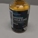 WeightWorld Sugar Free Creatine Gummies 5g (5000mg) | Pre & Post Workout Gummy | 90 Vegan Creatine Monohydrate Gummies for Men & Women (1 Month Supply) - 3 per Day | Non-GMO, Natural Lemon Flavor, BEST BY 12/2027