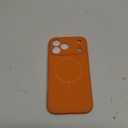 Miracase Magnetic for iPhone 17 Pro Max Case, Compatible with MagSafe, Integrated Silicone Camera Control Cover, 3.0mm Thicken Shockproof Drop Protection Phone Case for 17 ProMax, Orange