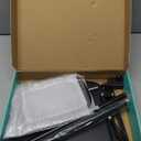 30X 10X Extra Large Floor Magnifying Glass with Light and Stand,7-inch Adjustable Height Floor Magnifying Lamp,2 in 1 Lighted Magnifiers for Close Work, Sewing,Crafts,Hobbies,Reading,Black