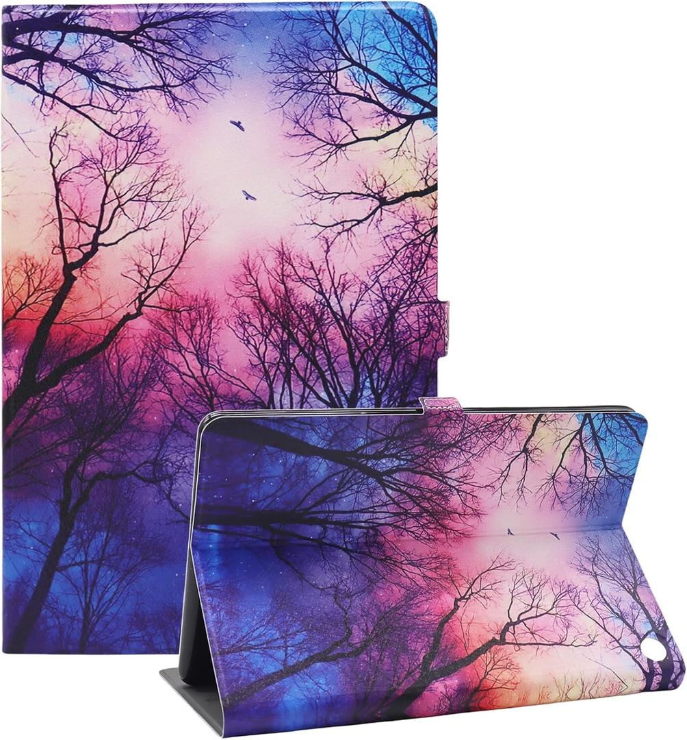 Amazon Kindle Fire HD 10 and Fire HD 10 Plus 10.1" Tablet Case (13th/11th Generation 2023/2021 Release), Slim Fit Leather Stand Smart Cover with Auto Sleep/Wake, Forest