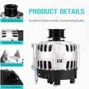 New Alternator Fits for Volkswagen 2.0L 1.8L for Beetle 1998-2005, for Golf 1999-2006, for Jetta 1999-2005 400-24025, 028-903-028D, 037-903-025F, 038-903-018A, 111989