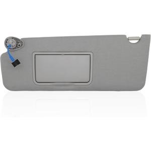CRAZYPARTS Driver Left Side Sun Visor Compatible with Honda Pilot 2017-2021 Honda Ridgeline 2018-2020 Replacement Sun Shade # 83280-TG7-A12ZB (Gray)