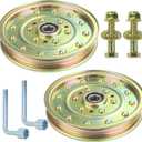 2 Pack 1-633109 Pulley Replaces 126-7685, 132-9424, 116-4667, 126-4667, 633109, 539102610 for Exmark Z400, Z441, Z449, Z450, Z453, Z500, Z528, Z550, Z553, Z557, Z558, Lazer Z 60 inch Mowers