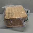 Sintuff 2 Pcs Wicker Picnic Basket with Insulated Cooler Bag Lids Vintage Picnic Hamper with Folding Woven Handle for Camping Summer Outdoor Beach Valentine Party Gift