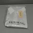 Ekouaer Womens Silk Satin Nightgown Button Down Sleepshirt Long Sleeve Sleepwear S-3XL (Beige)