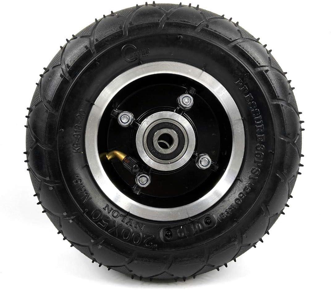 200MM Scooter Tyre With Wheel Hub 8" Scooter Tyre Inflation Vehicle Aluminium Alloy Wheel Pneumatic Tire (wheel)