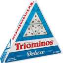 Pressman Tri-Ominos - Deluxe Edition Triangular Tiles with Brass Spinners, 5"