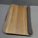 Home Office Lap Desk with Wrist Rest Laptop Bed Desk for Notebook, Laptop, Tablet, Lap Stand with Tablet, Phone Holder Fits Up to 14 Inch Laptops(Woodgrain)