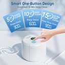 45kHz Ultrasonic Retainer Cleaner Machine, 200ML Dental Deep Cleaning Pod for Dentures, Aligners, Invisalign, Mouth Guards, Night Guards, Jewelry, Toothbrush, 5/10/15 Mins Timer