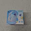 iClever Kids Bluetooth Headphones with LED Lights, 43H Playtime, Type-C Fast Charging, BTH18 Safe Volume 74/85dBA, Bluetooth5.3,Toddler Headphones Aux Cord for iPad/Tablet/Travel/School, Blue