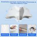Pain Relief Cervical Pillow for Neck Support, Adjustable Ergonomic Pillow Cozy Sleeping, Odorless Orthopedic Memory Foam Pillow, Contour Bed Pillow for Side Back Stomach Sleeper