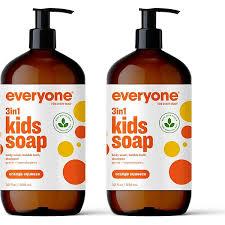 Everyone 3-In-1 Berry Blast Scent Gentle And Hypoallergenic Kids Soap, Gluten Free, 32 Fluid Ounce (Pack Of 2)