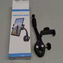 Charchendo Gooseneck Exercise Bike & Spin Bike Phone Holder [Anti-Drop Design], Secure Non-Slip Handlebar Mount Clamp, Fit 17 16 15 14 13 12 Pro Plus Max Mini and 4-7" Phones with Thick Cases