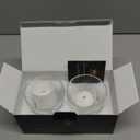 Crystal Whiskey Glasses Set of 2 with Ice Ball Molds, 11 Oz Old Fashioned Glasses Packaged in Giftable Box, Twisted Style Bourbon Glasses Gifts for Men, Stylish Whiskey Glasses Set