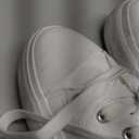 BABUDOG Womens Synthetic Leather Platform Sneakers,White Platform Shoes,Lace-up Tennis Shoes for Women,Comfortable Casual Shoes (10)