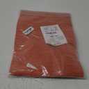 Myir JUN Placemats Set of 8, Vinyl Woven Placemats Place Mats Indoor Set of 8 Washable Table Mats Non-Slip Place mats for Dining Table (Orange, Set of 8)