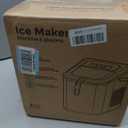 Silonn Ice Maker Countertop, Portable Ice Machine with Carry Handle, Self-Cleaning Ice Makers with Basket and Scoop, 9 Cubes in 6 Mins, 26 lbs per Day, Ideal for Home, Kitchen, Camping, RV