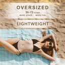 Turkish Beach Pool Towels Sandproof Lightweight Fast Drying Women Women Happy Birthday Gift Ideas Mom Mother Wife Sister Teacher Best Friend Boss Thank You Godmother Proposal Anniversary Romantic (Thicker Coral)