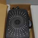 Seacity Wide Rain Shower Head With 5 Modes Handheld Showerheads, High Pressure Showerhead Combo with Extension Arm for Bathroom Accessories, Adjustable Shower Head with AntiClog Nozzles (Black)