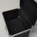 Vaultz Secure Security Lock Boxes - Safe Combination Lock Box, Storage for Documents, Valuables, Medicine & Money - 9.88 x 7.75 x 7 Inch - Black/Chrome