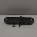 LENRUE Computer Speakers, PC Speakers for Desktop, Wired USB-Powered Sound-bar for Computer with 10W Stereo Sound and Colorful Light, Plug-n-Play (A39PRO /Black)