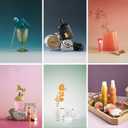 Yoocheese Photography Backdrop Product Photo Background: Small Size Paper Backdrops kit for Tabletop Food Jewelry Mini Items Pictures Photoshoot.(Gradient Color 6pcs/12pattern 22x34inch)