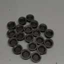 20 Pack 3/4 inches Cap Malleable Cast Iron Pipe, Industrial Pipe for Threaded Black Pipes and Fittings, DIY Steampunk Industrial Vintage Style.