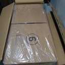12" Vinyl Record Storage and Moving Box - Sturdy Cardboard with Removable Lid - Holds up to 60 Records or Laser Discs - Set of 8 Boxes (8) (8)