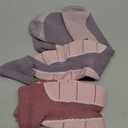 Hylaea Merino Wool Ski Socks, Cold Weather Socks for Snowboarding, Snow, Winter, Thermal Knee-high Warm Socks, Hunting (Medium, Pink Rose (2 Pairs))