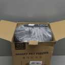 PAPIFEED Automatic Cat Feeder 6L 2.4G WiFi Smart Pet Feeder with Camera & Two-Way Audio, Adjustable Angle, Easy to Clean Detachable Feeding Schedule 1-10 Meals Per Day for Cats & Small Dogs - Black