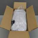 Amazon Basics Portable Blackout Curtain Shade with Suction Cups, Noise Reducing, Energy Saving, 50"W x 78"L, White, 2-Pack